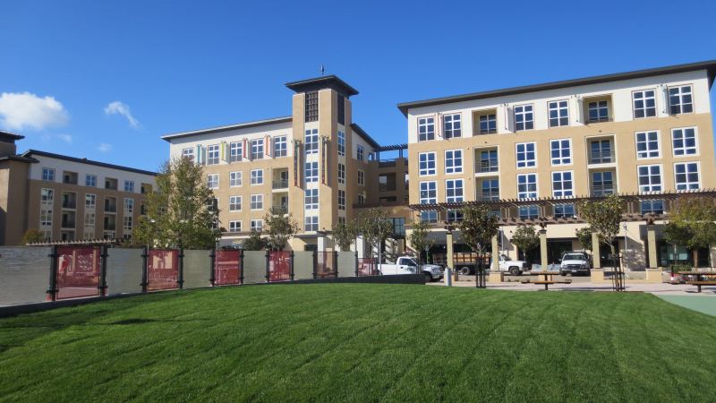 Targeting Bay Area Renters. This month, Sares Regis Group of Northern California will open The Plaza, an apartment complex with 307 rental units, which is part of a 20-acre master-planned redevelopment. The company has 13 projects and 2,300 rental units under development and construction.