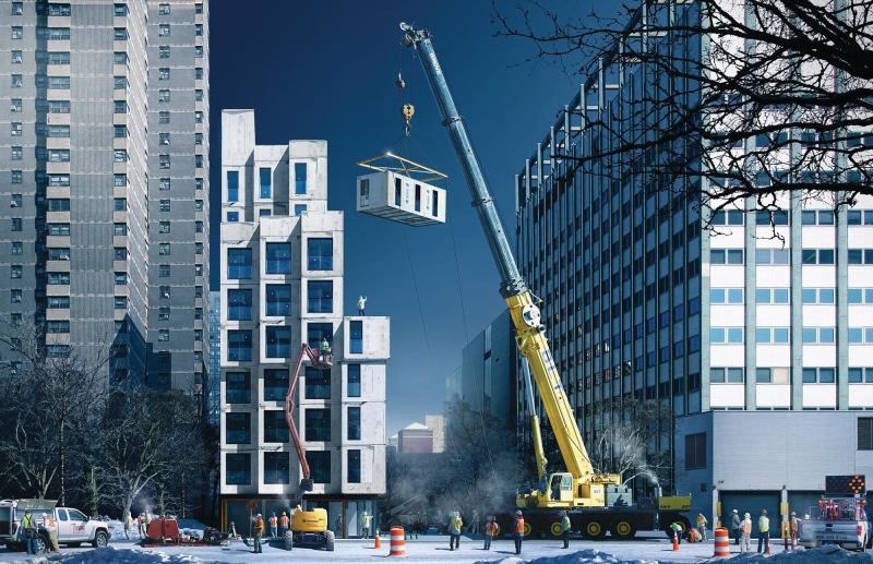 The micro-units that will be part of the My Micro NY pilot project will be between 250 and 370 square feet.