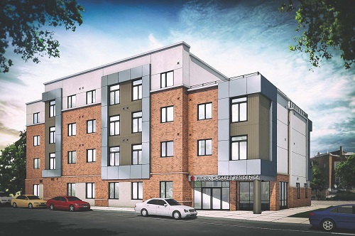 The LGBTQ-friendly Gloria Casarez Residence will provide 30 units of affordable housing targeted to young adults who have been homeless or at risk of homelessness in Philadelphia.  “Homelessness is solvable in our lifetime, and this residence brings us one step closer," says Sister Mary Scullion, executive director and co-founder of Project HOME. "Through employment opportunities, education, and a supportive community, these young adults will have the tools they need to break the cycle of poverty and homelessness while achieving their fullest potential.”