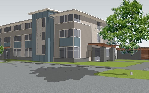 Meriwether Place will feature 30 studio units, with 23 set aside for individuals experiencing permanent homelessness or households that are at high risk for homelessness.