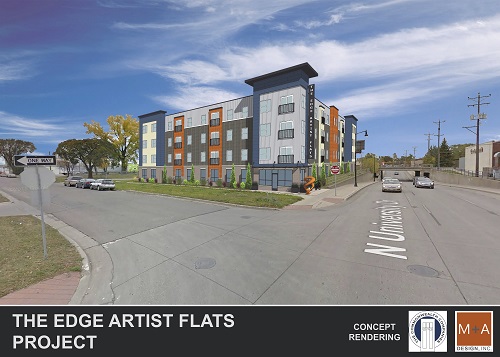 The Edge Artist Flats, a 42-unit development in Fargo, N.D., by Commonwealth Development Corp., received $740,000 in low-income housing tax credits and $1.4 million from the National Housing Trust Fund. The development will provide supportive services to its disabled tenants and to households at risk of homelessness.