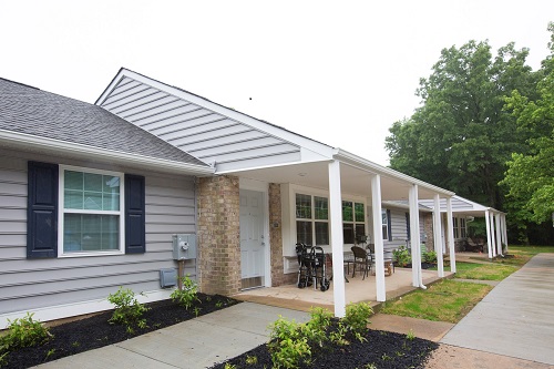 The Marydale Retirement Village has undergone a $17.5 million renovation that includes exterior upgrades to resident buildings, including Energy Star windows and light package as well as new roofs, gutters, downspouts, siding, and shutters. New accessible entry porches were added to many units as well as interior changes to foster independent living for the mobility impaired. Twenty percent of the units are now fully ADA compatible