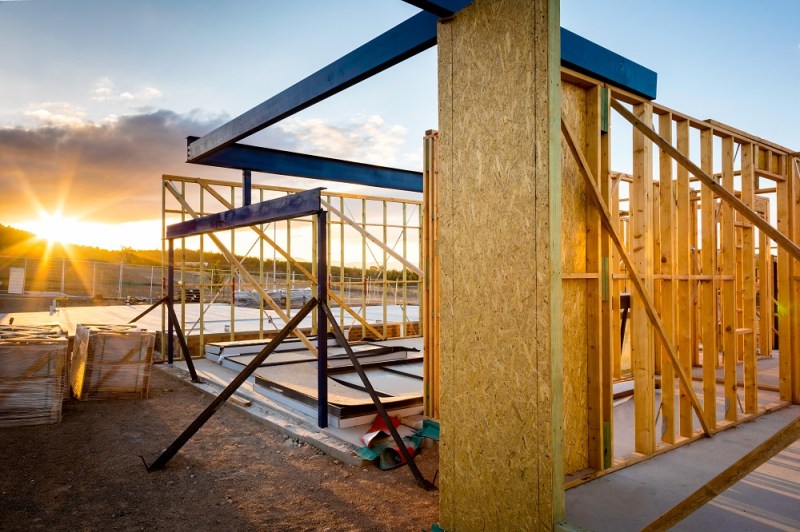 New house under construction