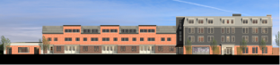 Deering Place will include the rehabilitation and redevelopment of an existing building as well as the construction of two new residential buildings on adjacent lots.