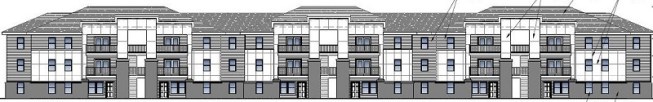 RealAmerica Development will build SouthPointe Village Apartments and Haven Homes (above) to the Silver National Green Building Standard. Both apartment communities will offer access to employment opportunities, supportive services, retail, health care, and public transportation.