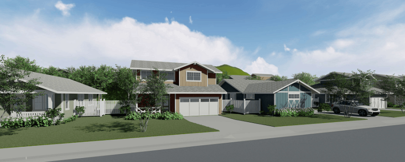Villages of La‘i ‘Opua will provide affordable housing to Native Hawaiian households. After an initial 15-year rental period under the low-income housing tax credit program, qualified residents will have an opportunity to purchase their home.