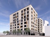 Under development by BRC and Camber Property Group, the eight-story Beach Channel Drive is scheduled to be completed in early 2025.