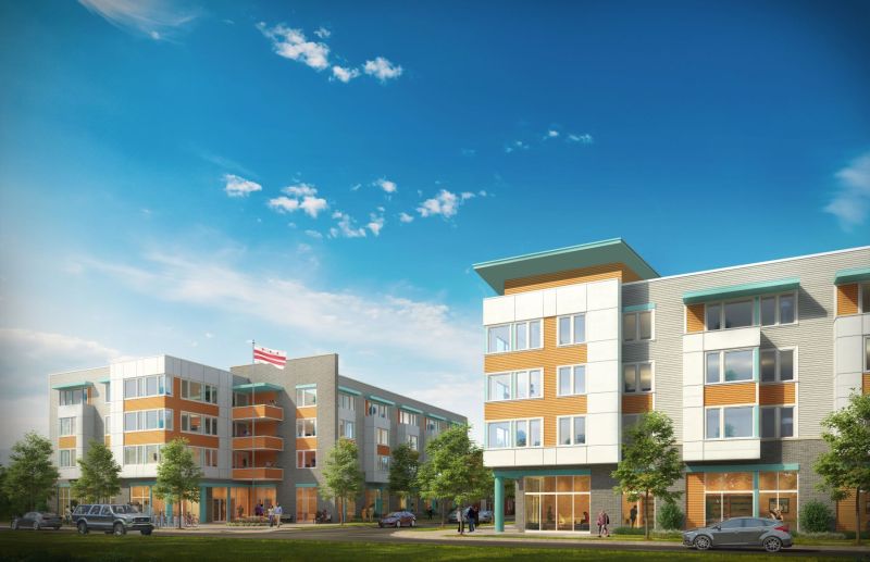 The first phase of the Kenilworth Courts redevelopment in Washington, D.C., will create 166 units of affordable housing.