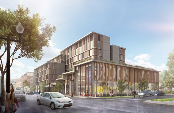 Apartments and the Roosevelt branch library will be part of Related Midwest's Roosevelt Square redevelopment efforts. The development is designed by Skidmore, Owings & Merrill (SOM).