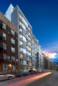Creston Avenue Residence is one of the first developments in New York City to be built with state Medicaid Redesign Team (MRT) supportive housing funds. Developed by Volunteers of America—Greater New York and Robert Sanborn Development, the project features 66 apartments, including 21 MRT units for formerly homeless individuals with a mental illness.