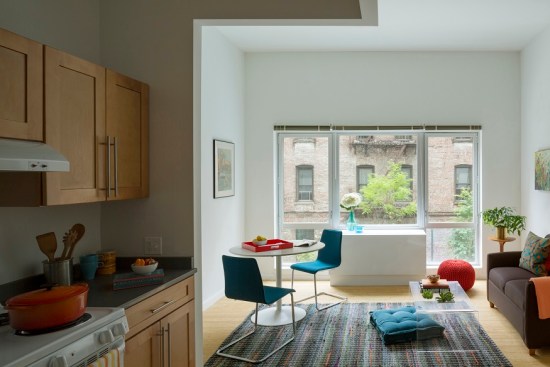 Creston Avenue Residence has a mix of affordable and supportive housing units. There are 21 studio, 12 one-bedroom, and 32 two-bedroom apartments plus a superintendent’s unit. 