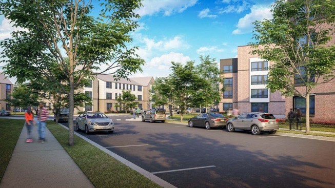 Plans for the Fayette Place site include the creation of 774 units spread over four building types.