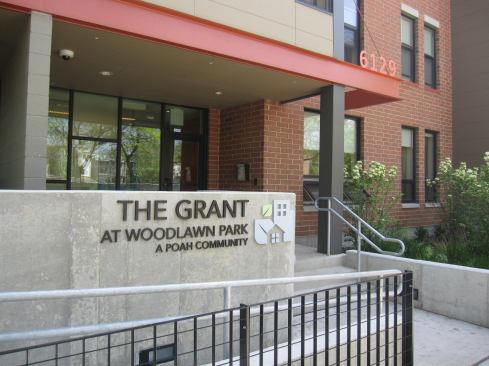 The Grant at Woodlawn Park is a 33-unit mixed-income rental community and the second new construction phase of nonprofit Preservation of Affordable Housing's Woodlawn Park redevelopment in Chicago.