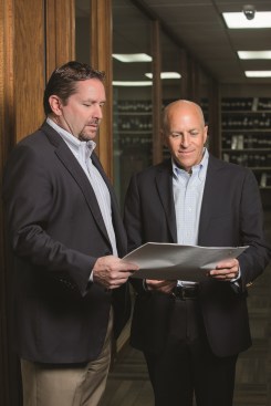 Jeff Woda (left) and David Cooper Jr., co-principals, The Woda Group.