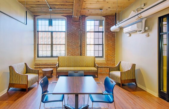 The Lofts at Loomworks includes 51 one-bedroom apartments and 43 two- and three-bedroom apartments, with additional accessible apartments and fully accessible common areas.