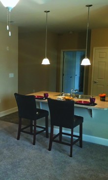 Because one standard floor plan would have been impossible given the structure, at least 10 different unit models were designed to best utilize available space. In addition,&nbsp;&nbsp;26 of the 30 units are fully accessible.