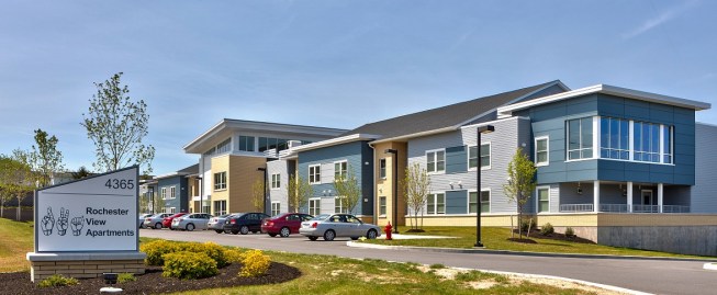 DePaul Rochester View Apartments meets the needs of the deaf and hard of hearing community in Henrietta, N.Y. It is developed by DePaul Properties.