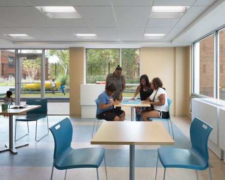 The developers collaborated with residents throughout the design and development process to gather input. This participatory process enhanced the design to include two community rooms and a computer lab. 