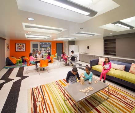 Residents further have access to Abode Communities’ resident services program, Beyond Homes, which offers a wide range of programming from youth after-school enrichment and adult empowerment workshops to community engagement and health/wellness programs. 