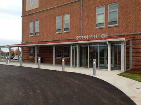 Nonprofit Homes for America acquired one of the seven wings of the St. Joseph's Provincial House through a condominium arrangement to create Seton Village. The developer converted the wing into 31 one-bedroom and 12 two-bedroom apartments for low-income seniors.&nbsp;
