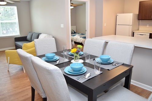 Sulzbacher Village units came fully furnished with IKEA furniture