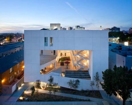 The Six, a 52-unit permanent supportive housing development, sets aside 35% of its units for homeless veterans in Los Angeles. It is Skid Row Housing Trust’s first building with units specifically set aside for vets.