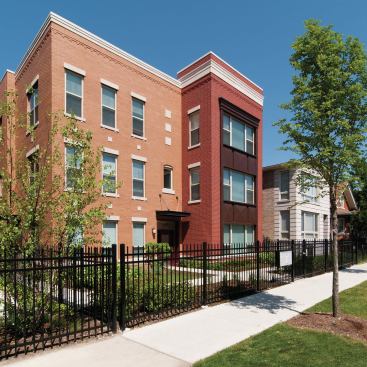Park Douglas brings 19 new apartment buildings with 137 units to Chicago's North Lawndale neighborhood.