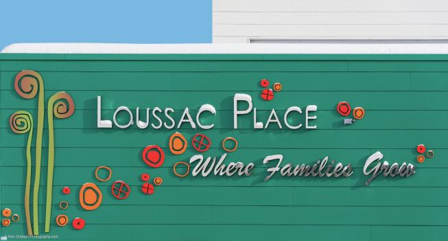 Cook Inlet Housing Authority's proposal for the redevelopment included renaming the project Loussac Place and using the tagline "Where Families Grow." 