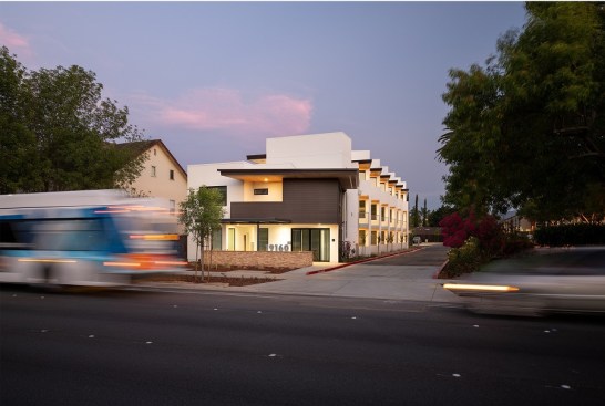 Designed by Studio E Architects and developed by Charities Housing, The Veranda helps serve the needs of at-risk seniors in Silicon Valley.